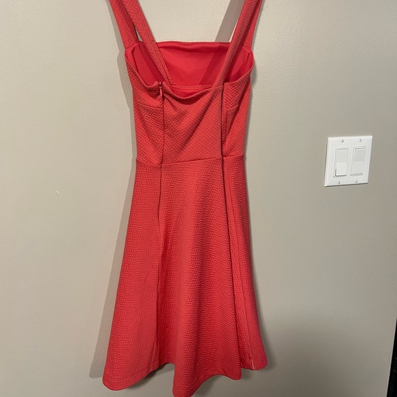 Coral Pink Dress - Picture 2 of 4